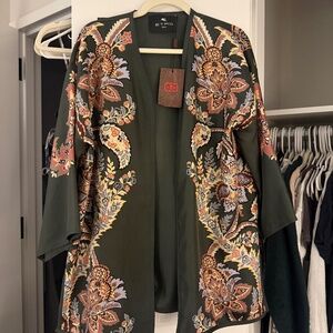 Etro Paisley-Print Silk Jacket – Green | New With Tags